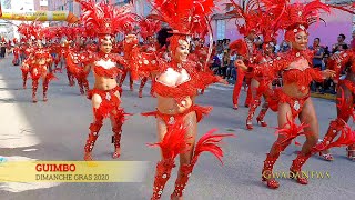 GUIMBO  DIMANCHE GRAS 2020 à Pointe à Pitre  GwadaNews  CARNAVAL2020 [upl. by Anairda]