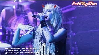 AVRIL LAVIGNE Play Audience  WHAT THE HELL Live in Jakarta Indonesia 2014 [upl. by Ludmilla]