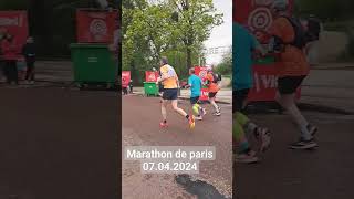 marathon paris 07042024 [upl. by Niltak924]