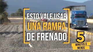 Esto CUESTA USAR las RAMPAS de FRENADO en México 😱  Te lo cuento en 5 MINUTOS o MENOS [upl. by Notniw]