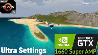 Coastline Flight Simulator Gameplay l Doing 360° Stunts l First Flight l GTX 1660 Super AMP [upl. by Marcille142]