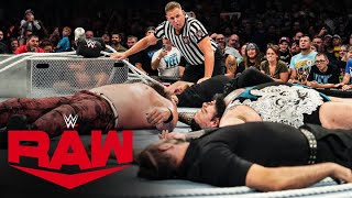 FULL MATCH Ring collapses in Strowman vs Reed Last Monster Standing Match Raw Sept 30 2024 [upl. by Atiuqahs]