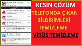 Telefonda Aniden Çıkan Reklamlardan Kurtulun Virüs Temizleme 2022 KESİN ÇÖZÜM [upl. by Nylcoj]