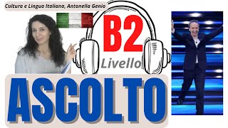 ASCOLTO ITALIANO B2  ITALIAN LISTENING EXERCISE LEVEL B2  learn Italian [upl. by Leasia]