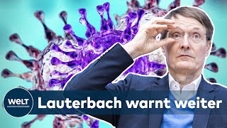 CORONADEBATTE Lauterbach will nicht quotAngstministerquot sein  Warnung vor CovidLockerungen [upl. by Yenffad868]