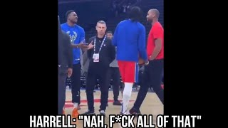 FULL CAPTIONS Montrezl Harrell GETS Heated At Giannis Antetokounmpo For Moving Ladder😳 [upl. by Runkel464]