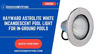 Hayward W3SP0582SL100 AstroLite White Incandescent Pool Light for In Ground Pools [upl. by Tiernan]