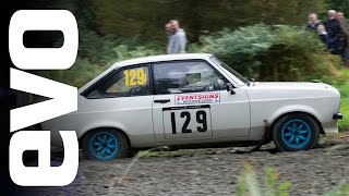 Mk2 Escort at the Woodpecker Rally  evo Diaries [upl. by Tiebold540]