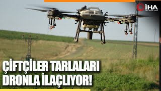 Bitlis’teki Çiftçiler Tasarruf İçin İlaçlamayı Dronla Yapıyor [upl. by Slinkman]