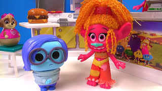 Trolls Movie Poppy and PJ Masks Work Cash Register  Fun Videos For Kids [upl. by Ajet404]