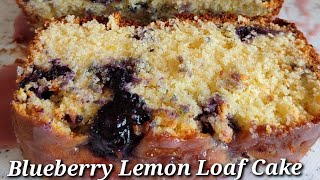 Blueberry Lemon Loaf Cake [upl. by Airot80]