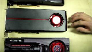 AMD Radeon HD 6970 amp 6950 Length Comparsion Linus Tech Tips [upl. by Rdnaskela142]