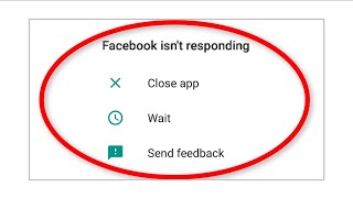 How To Fix Facebook Isnt Responding Error In Android Mobile 3 Easyway [upl. by Harutak]