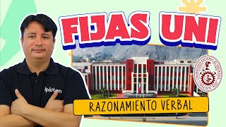 FIJAS UNI  Razonamiento Verbal [upl. by Eilrahc]