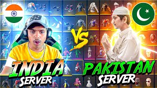 India Vs Pakistan Server Id 😱 Collection Battle Angry Brother Challenge Me😨  Garena Free Fire [upl. by Anana]