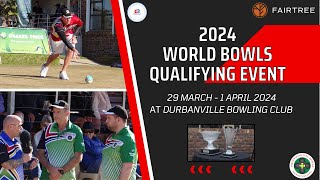 2024 World Bowls Tour Qualifying Event Day 1 [upl. by Emmuela]