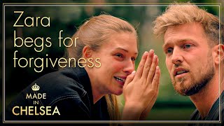 Zara asks for forgiveness in this HEARTBREAKING scene  Made in Chelsea [upl. by Ylsew]