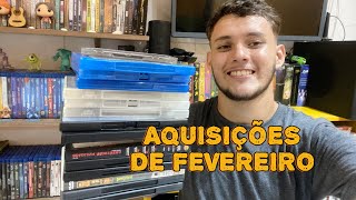 AQUISIÇÕES de filmes em fevereiro compras em sebos para a coleção  DVDs e Blu rays [upl. by Chaunce]