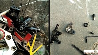 How To Service Mechanical Disc Brakes Caliper  Overhaul Repair Boost Full Service [upl. by Adehsar]