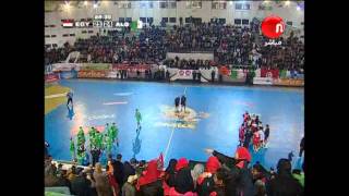 Egypt 2526 Algeria 1912012 HandBall Caf cup مصر والجزائر لليد [upl. by Ladnyk310]