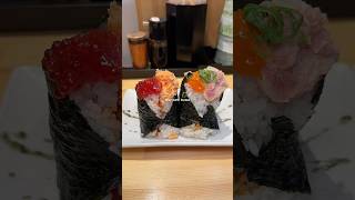 Onigiri bursting at the seams in Japan foodie foodlover japan osaka sushi [upl. by Gilead520]