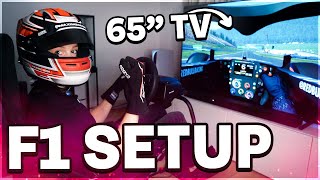 FORMULE 1 SETUP MET 65 INCH TV Sony Bravia XR A80J Oled Unboxing  Nederlands [upl. by Airdnalahs]