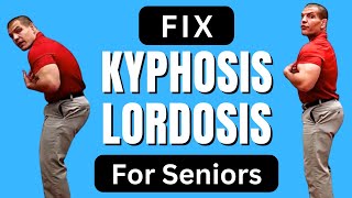 Exercises For Kyphosis Lordosis Posture Correction In Elderly [upl. by Cutter]