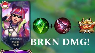 THE BEST ROTATION AS EXLANER AND BROKEN DAMAGE RECOMMENDED ESMERALDA BEST BUILD [upl. by Scarito]