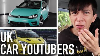 REACTING TO UK CAR YOUTUBERS CARS [upl. by Granville]