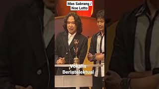 Sambutan Berkelas Mas Sabrang saat Letto mendapat penghargaan AMI 2008 [upl. by Alyat]