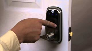 Yale Real Living Touchscreen Lever Lock Programming  One Touch Locking 06 [upl. by Bianca]