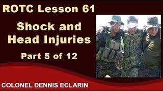 ROTC Lesson 61 Shock and Head Injuries Critical Combat Casualty Care [upl. by Avaria]