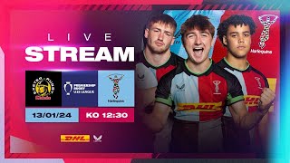 Live Academy Rugby  Exeter Chiefs U18 v Harlequins U18 [upl. by Sillig636]