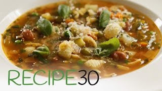 The best Italian Hearty Minestrone Soup [upl. by Suivatram365]