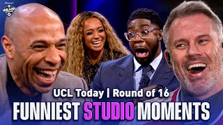 The FUNNIEST moments from UCL Today R016 coverage  Richards Henry Abdo amp Carragher  CBS Sports [upl. by Ado]