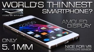 Worlds Thinnest Phone for only 85 Quick Review SuperAMOLED Gyroscope Youtube60fps  by s7yler [upl. by Alimrahs858]