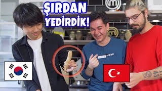 Korelilere ŞIRDAN Yedirdik İLK KEZ YEDİLER w MASTERCHEF ŞAMPİYONU [upl. by Gninnahc]