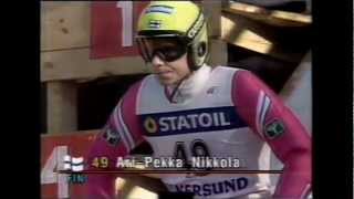 Skiflug WM 1990 Vikersund  Teil 2 [upl. by Janos]