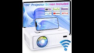 Proyector Led Portatil Video Beam CRAZVIEW TP210 Wifi BLUETOOTH HD 5000 Lúmenes [upl. by Nalhsa681]