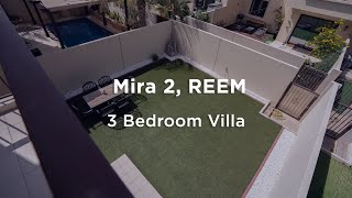 3 Bedroom ready to move in townhouse FOR RENT in Reem Mira 2 Dubai [upl. by Nyre]