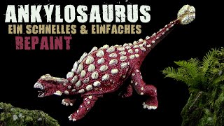 Schleich ® Dinosaurs  Ankylosaurus Repaint  ganz schnell amp einfach [upl. by Talley415]