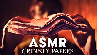 ASMR  The Most Intense CRINKLY PAPERS 😴No Talking for SLEEP [upl. by Alliuqahs]