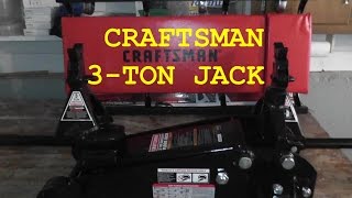 Craftsman 3 Ton Floor Jack Set HD [upl. by Pournaras908]