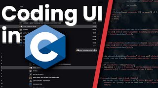 Making a UI Framework amp Application in C [upl. by Gilburt]
