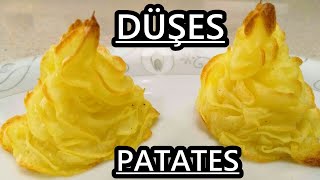 PATATES PÜRESİ VE DÜŞES PATATES NASIL YAPILIR Tatiananın mutfağı [upl. by Suoirred]