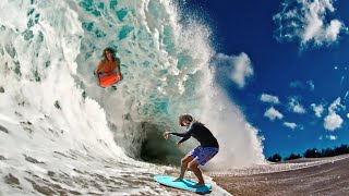 Skimboarders vs Bodyboarders [upl. by Eibor]