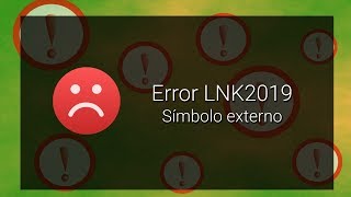 Error LNK2019 Símbolo externo quotdeclspecdllimportquot Como corregirlo [upl. by Nuhs]