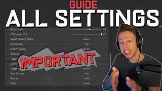 GUIDE FULL PUBG SETTINGS GUIDE  GraphicsKeybindsGameplay settings  Learn the important ones [upl. by Hittel]