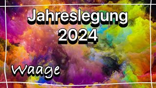 Waage Jahreslegung 2024  Veränderte Wahrnehmung  Lasse Dich führen [upl. by Saundra]