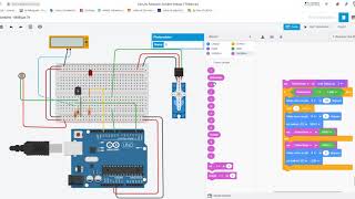 TinkerCad Arduino Greek  Μάθημα 7ο Ανέπαφο ψέκασμα αντισηπτικού μέσω φωτοαντίστασης [upl. by Mohorva]